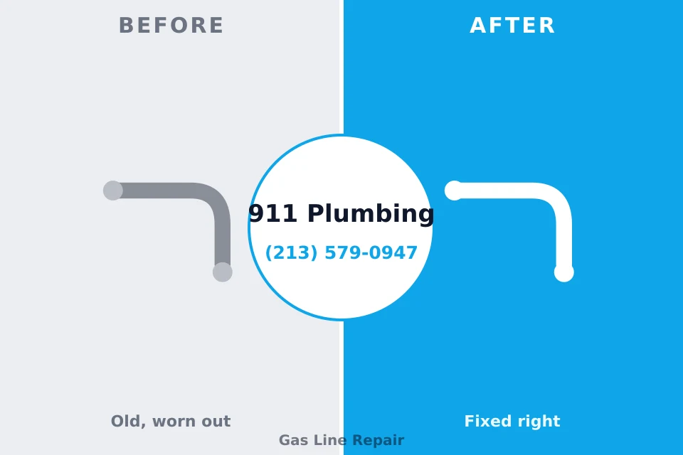 Before and after: plumbing repair Chadbourn, NC